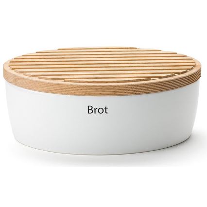 Continenta C3930 - Caixa de pão 13,5x30 cm branco/ bege