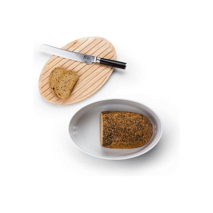 Continenta C3931 - Caixa de pão 27x20x13,5 cm borracha de figueira
