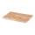 Continenta C4015 - Tábua de corte de cozinha 26x18 cm borracha de figueira