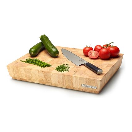 Continenta C4041 - Tábua de corte de cozinha 40x30 cm borracha de figueira