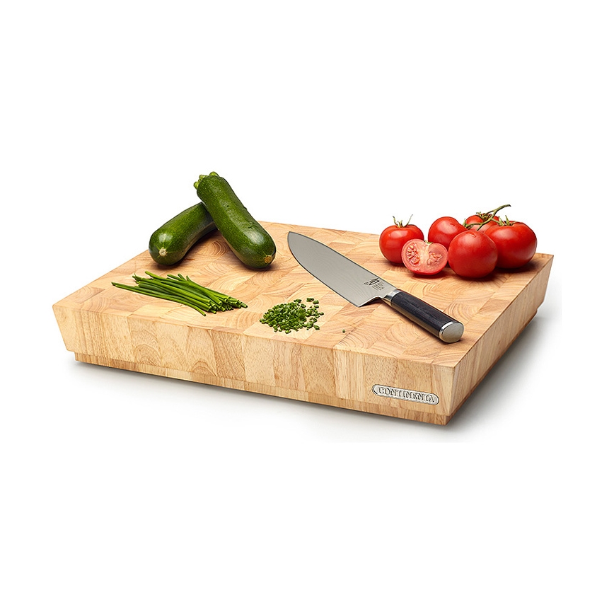 Continenta C4041 - Tábua de corte de cozinha 40x30 cm borracha de figueira