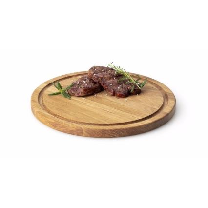 Continenta C4105 - Tábua para servir bifes d. 28 cm de carvalho
