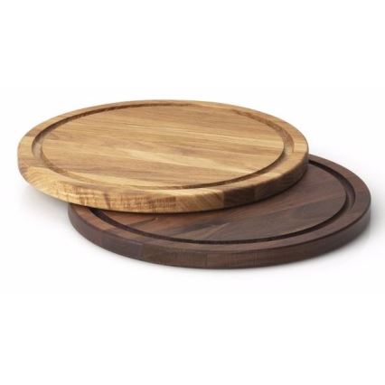 Continenta C4205 - Tábua para servir bifes d. 28 cm de nogueira