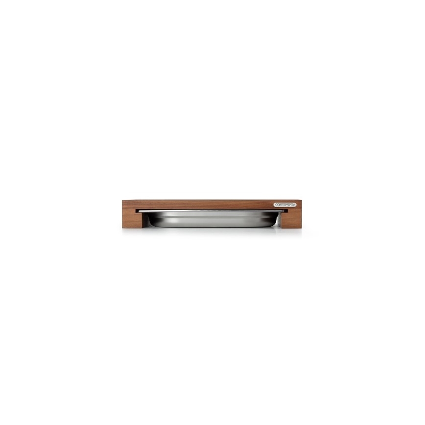 Continenta C4210 - Tábua de cortar de cozinha com tigela 39x27 cm de nogueira