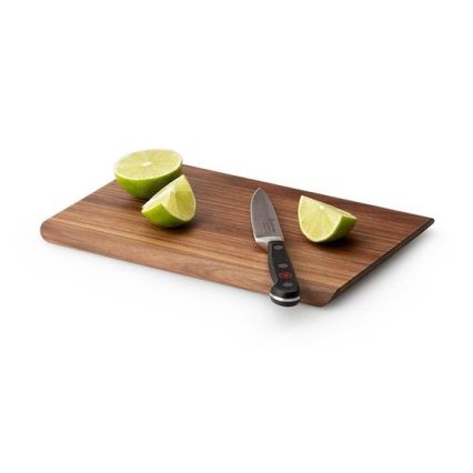 Continenta C4220 - Tábua de cortar cozinha 24x16 cm madeira de nogueira