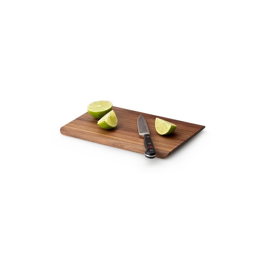 Continenta C4220 - Tábua de cortar cozinha 24x16 cm madeira de nogueira