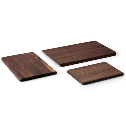Continenta C4221 - Tábua de corte de cozinha 30x20 cm madeira de nogueira