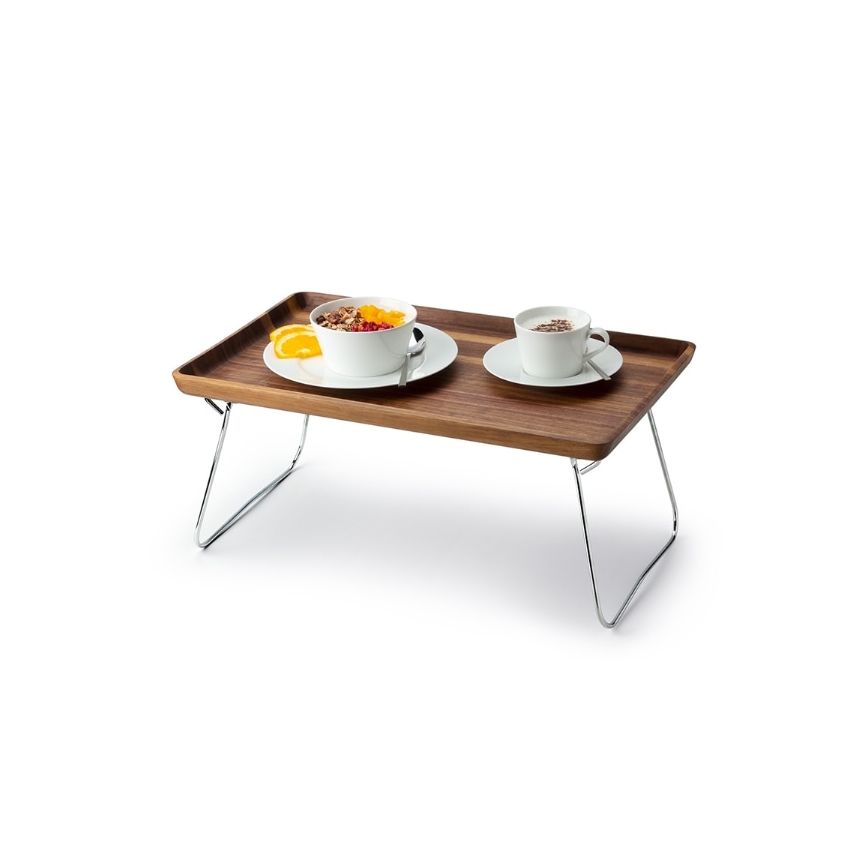 Continenta C4241 - Tabuleiro de cama nogueira