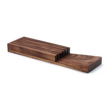 Continenta C4873 - Organizador de facas 39x11x3,5 cm acacia