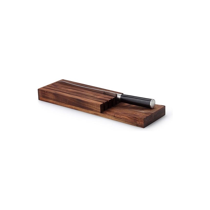 Continenta C4873 - Organizador de facas 39x11x3,5 cm acacia