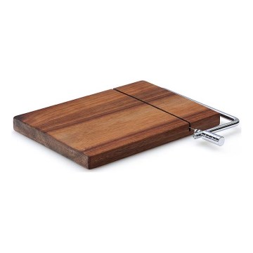 Continenta C4892 - Tábua de cortar de cozinha para cortar queijo 24x17,5 cm acácia