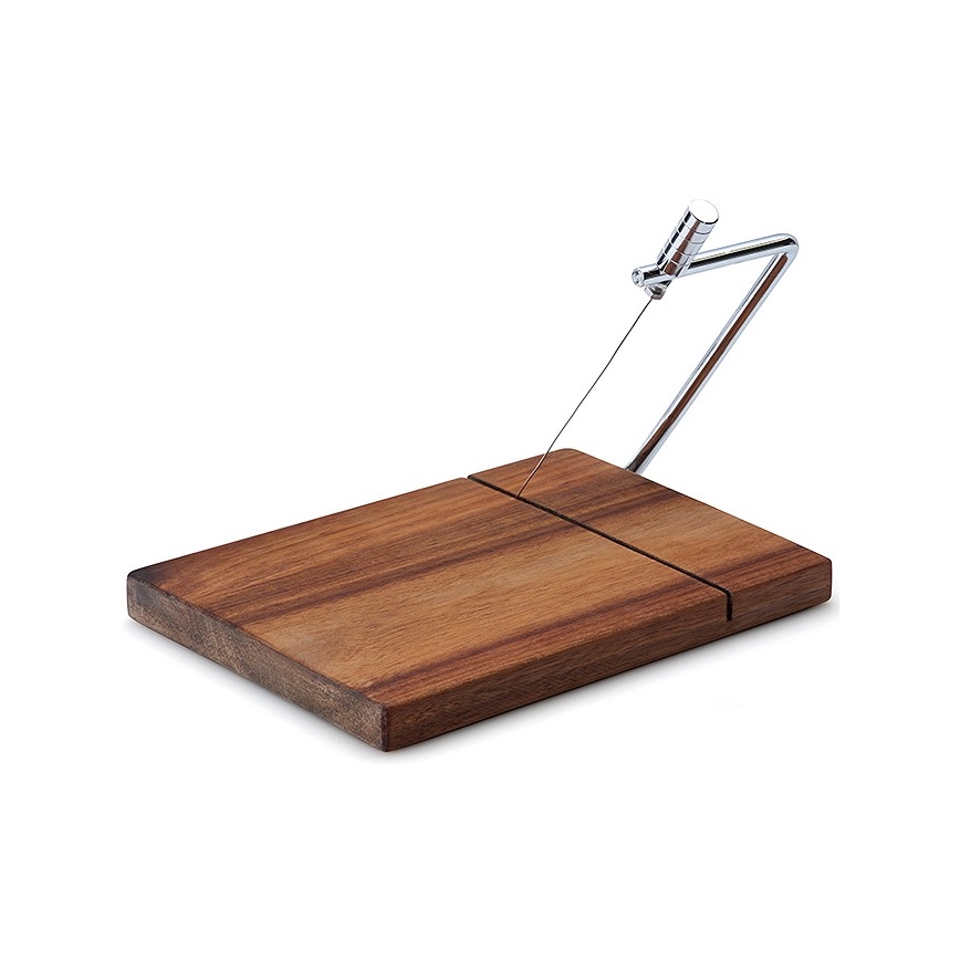 Continenta C4892 - Tábua de cortar de cozinha para cortar queijo 24x17,5 cm acácia