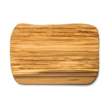Continenta C4990 - Tábua de cortar pão de cozinha 37x25 cm madeira de oliveira