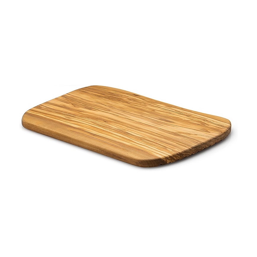 Continenta C4990 - Tábua de cortar pão de cozinha 37x25 cm madeira de oliveira