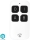 Controlo remoto inteligente ZigBee 1xCR2032