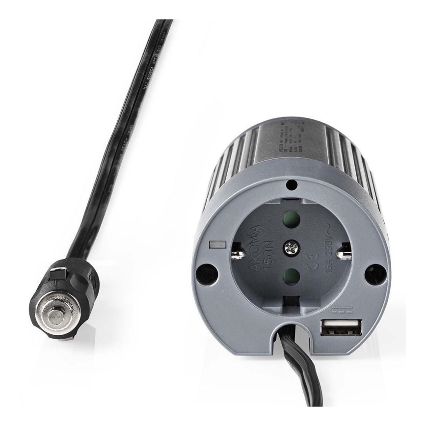 Conversor de voltagem 100W/24/230V + USB