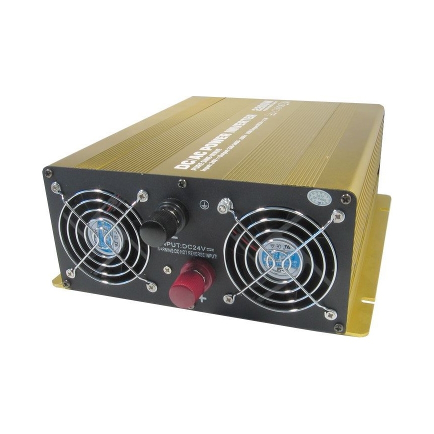 Conversor de voltagem 2200W/12V/230V + USB