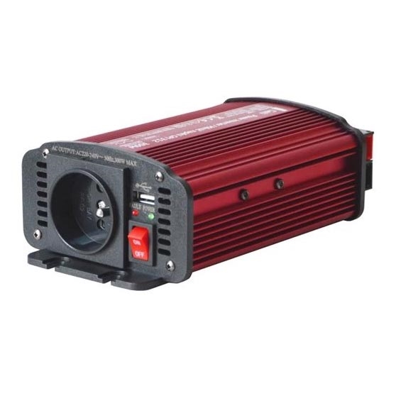 Conversor de voltagem 300W/12/230V + USB