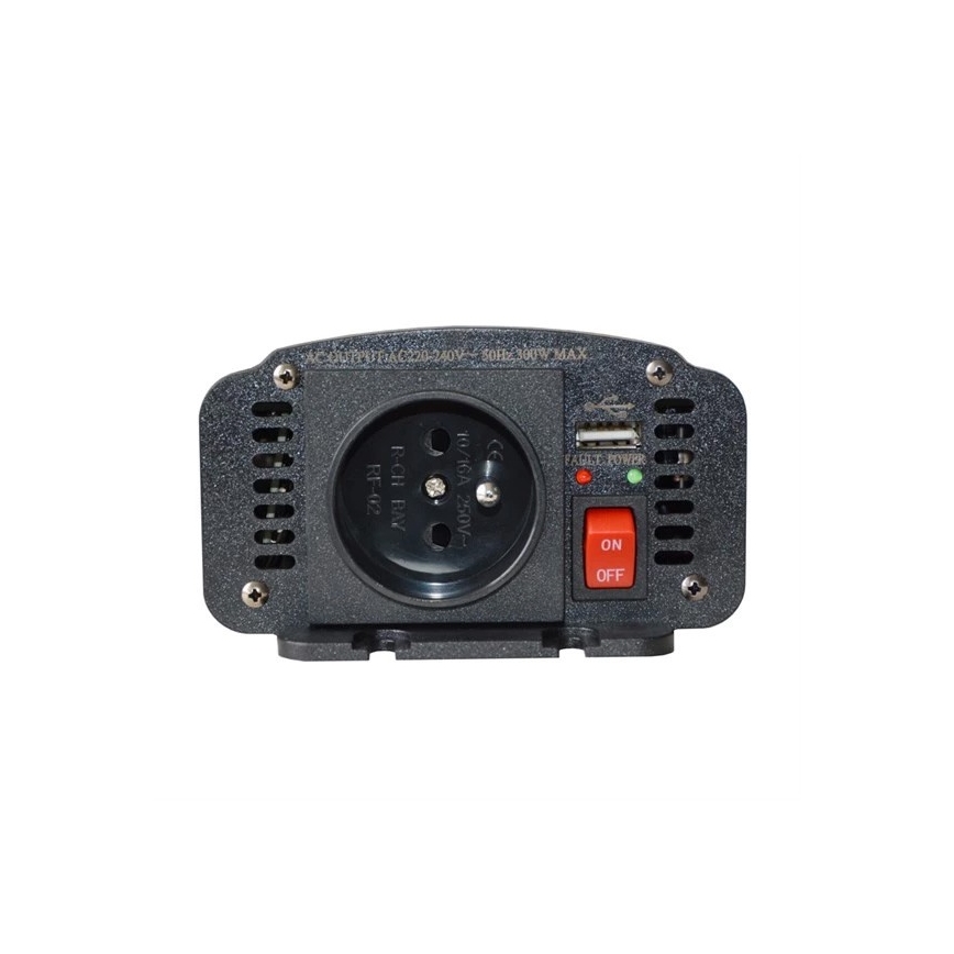 Conversor de voltagem 300W/12/230V + USB
