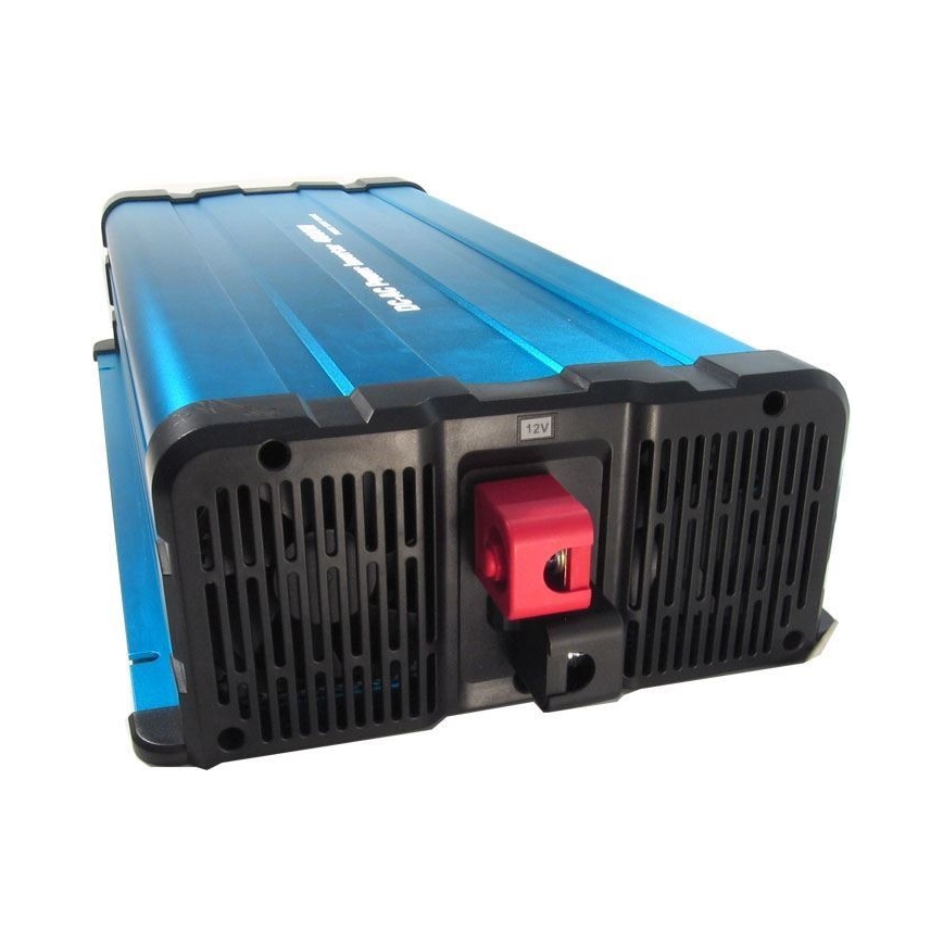 Conversor de voltagem 4000W/12V/230V + controlo remoto com fio
