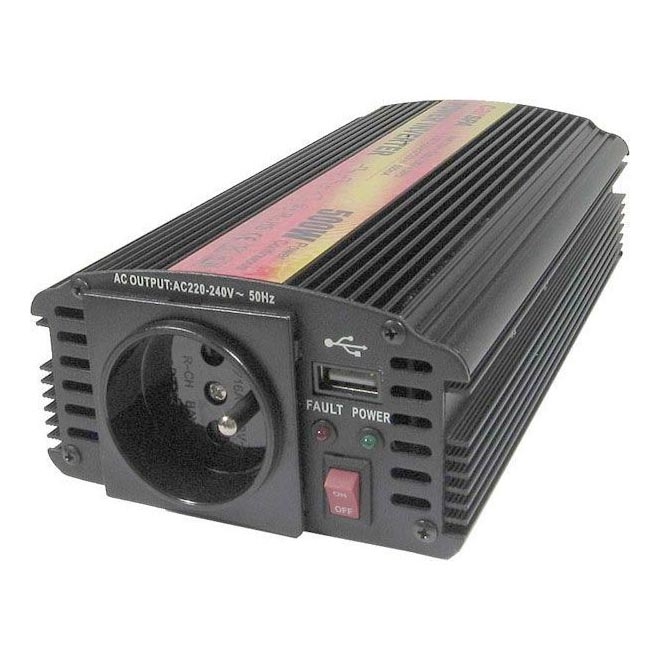 Conversor de voltagem 500W/24V/230V