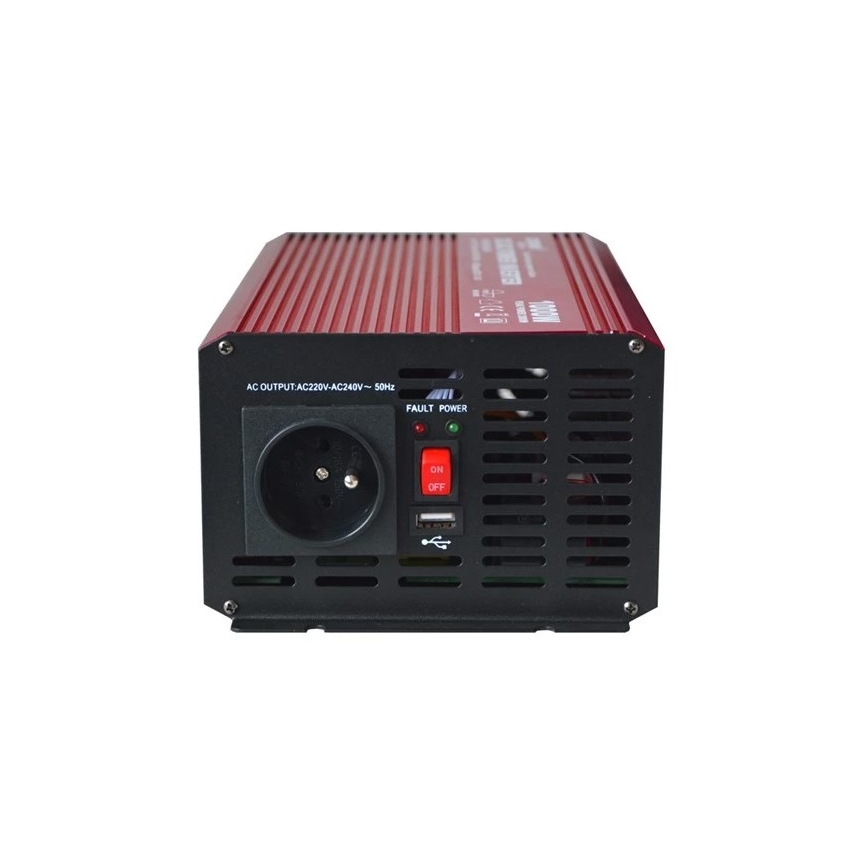 Conversor de voltagem CARSPA 1000W/12/230V + USB