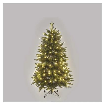 Cordão de luzes de Natal LED 300 LEDs, 230 V, 8 funções, 35 m, IP44, branco quente