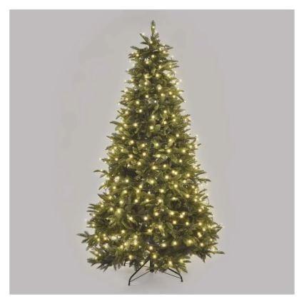 Cordão de luzes de Natal LED 480 LEDs/8 funções 53 m IP44 branco quente