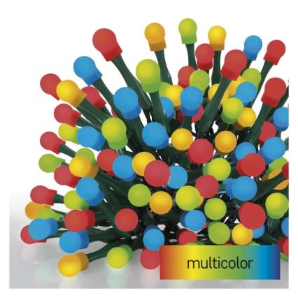 Cordão de luzes de Natal LED 480xLED/8 funções 53m IP44 multicolorido