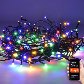 Corrente de Natal 240xLED/8 funções 17m Wi-Fi Tuya IP44 multicolor/branco quente