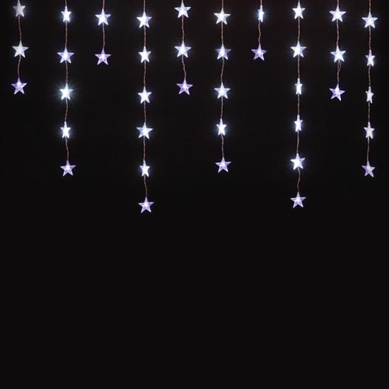Corrente de Natal 50xLED 6,35m branco frio