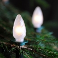 Corrente de Natal CONE 12xE10/10,7m branco Fabricado na Europa