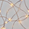 Corrente de Natal exterior LED 100xLED/15m IP44 branco quente