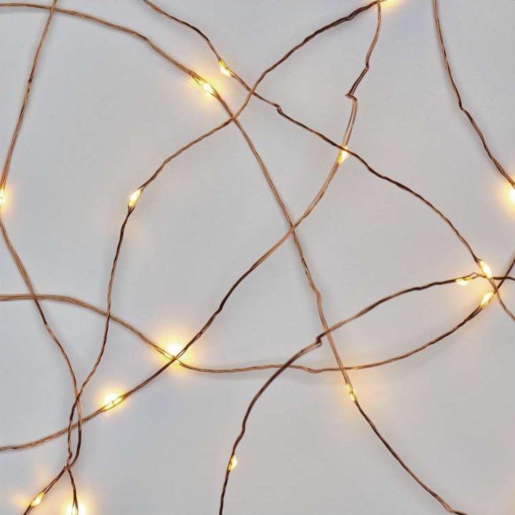 Corrente de Natal exterior LED 100xLED/15m IP44 branco quente