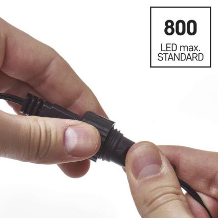 Corrente de Natal exterior LED 100xLED/15m IP44 multicolor