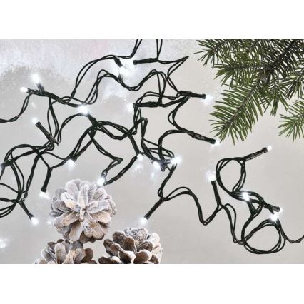 Corrente de Natal exterior LED 120xLED/17m IP44 branco frio