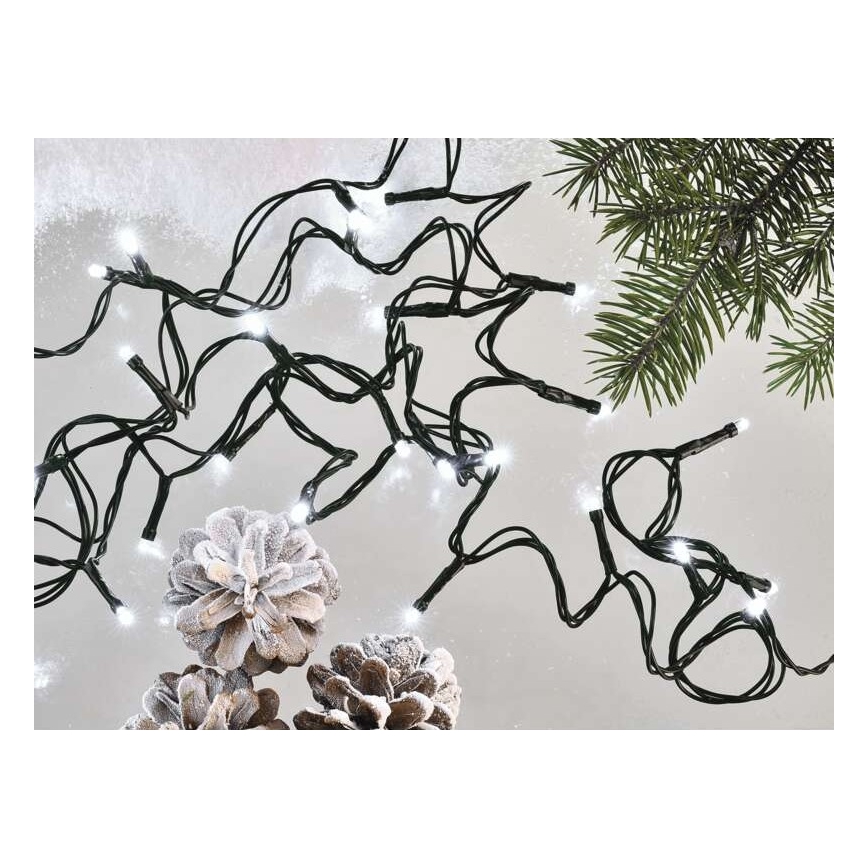 Corrente de Natal exterior LED 120xLED/17m IP44 branco frio