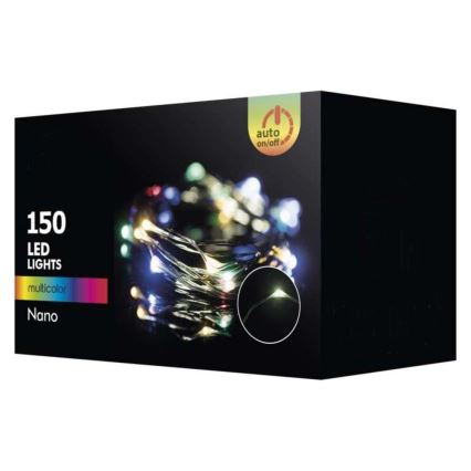 Corrente de Natal exterior LED 150xLED 20m IP44 multicolor