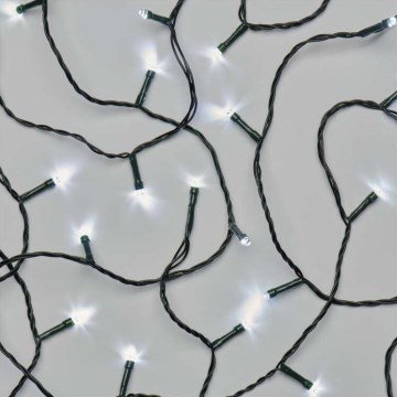 Corrente de Natal exterior LED 180xLED/8 modos 23m IP44 branco frio