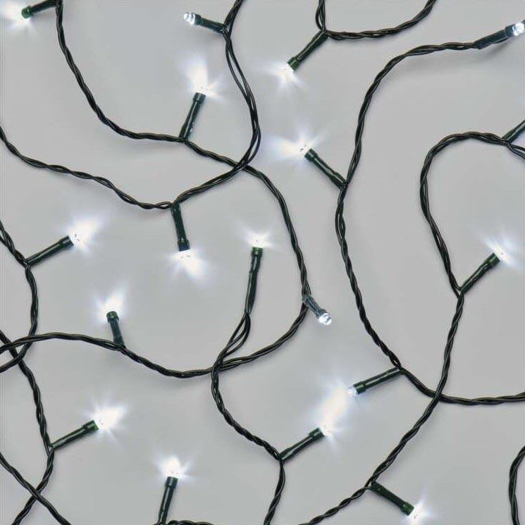 Corrente de Natal exterior LED 180xLED/8 modos 23m IP44 branco frio