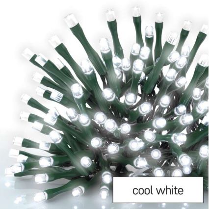 Corrente de Natal exterior LED 180xLED/8 modos 23m IP44 branco frio