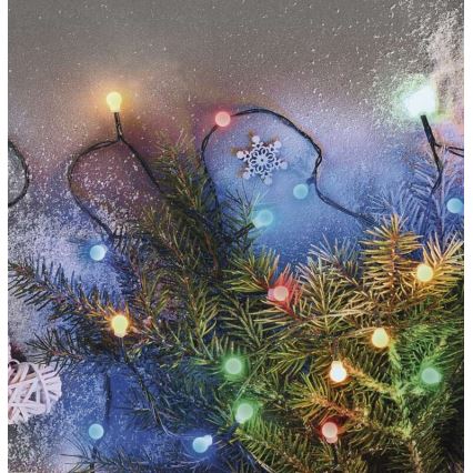 Corrente de Natal exterior LED 200xLED/8 modos 25m IP44 multicolor