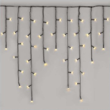 Corrente de Natal exterior LED 200xLED/8 modos 8,6m IP44 branco quente