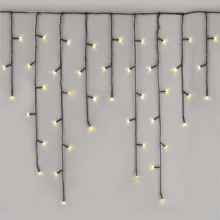 Corrente de Natal exterior LED 200xLED/8 modos 8,6m IP44 branco quente