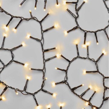 Corrente de Natal exterior LED 300xLED/11m IP44 branco quente
