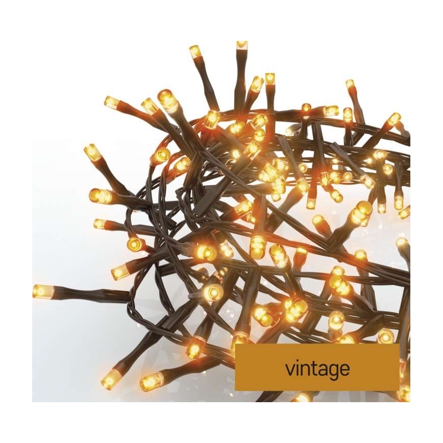 Corrente de Natal exterior LED 300xLED/11m IP44 vintage