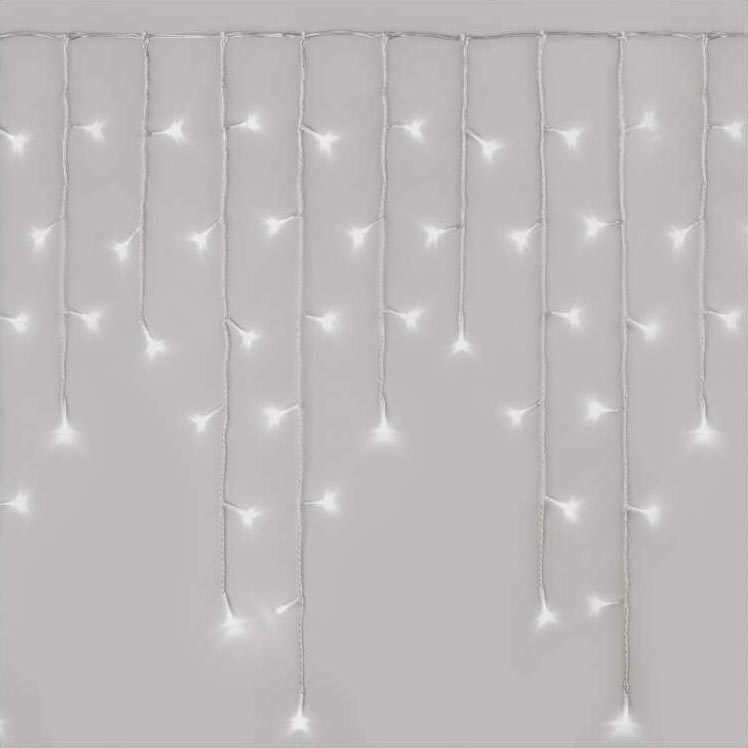 Corrente de Natal exterior LED 300xLED/8 modos 10m IP44 branco frio + controlo remoto