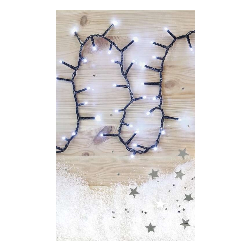 Corrente de Natal exterior LED 400xLED/13m IP44 branco frio