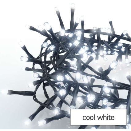 Corrente de Natal exterior LED 400xLED/13m IP44 branco frio