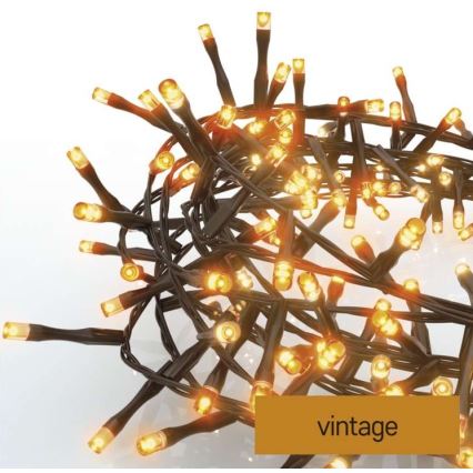 Corrente de Natal exterior LED 400xLED/13m IP44 vintage